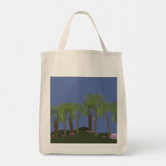 Avondbostthee Tote Bag (Achterkant)
