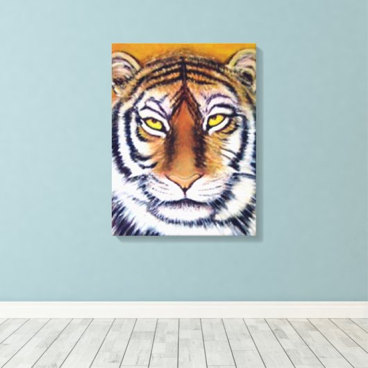 avondeten canvas afdruk (Insitu (Houten vloer))