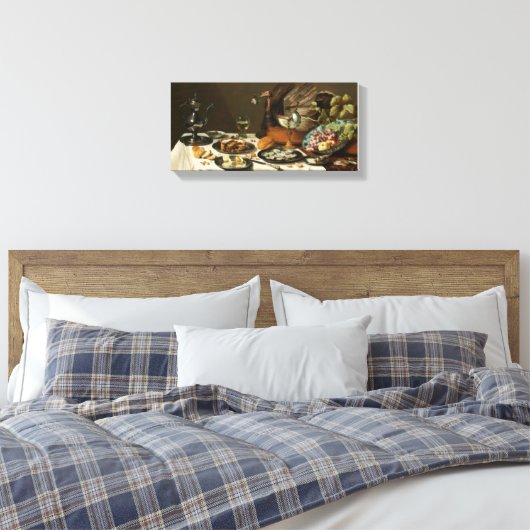 avondeten canvas afdruk (Insitu (Slaapkamer))