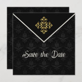 Avondglam Sla de datum op Save The Date (Voorkant / Achterkant)