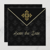 Avondglam Sla de datum op Save The Date (Voorkant / Achterkant)