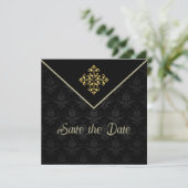 Avondglam Sla de datum op Save The Date (Staand voorkant)