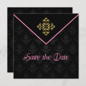 Avondglam Sla de datum op Save The Date (Voorkant / Achterkant)