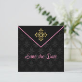 Avondglam Sla de datum op Save The Date (Staand voorkant)