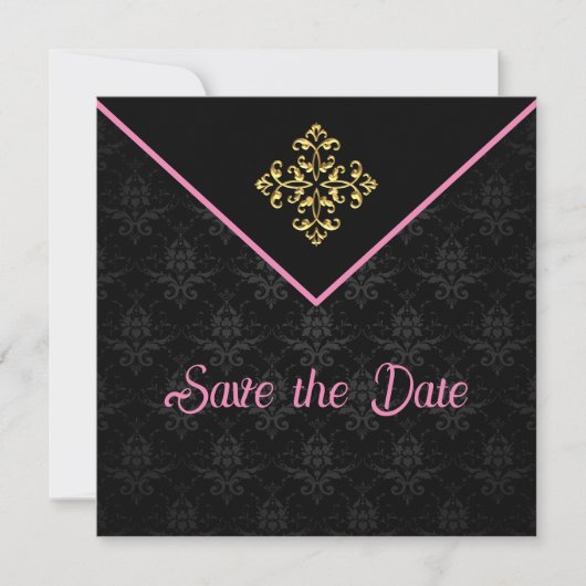 Avondglam Sla de datum op Save The Date (Voorkant)