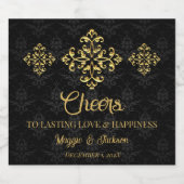 Avondglam Sparkling Wijnetiket (Enkel label)