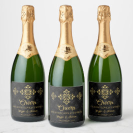 Avondglamour Sparkling Wijnetiket