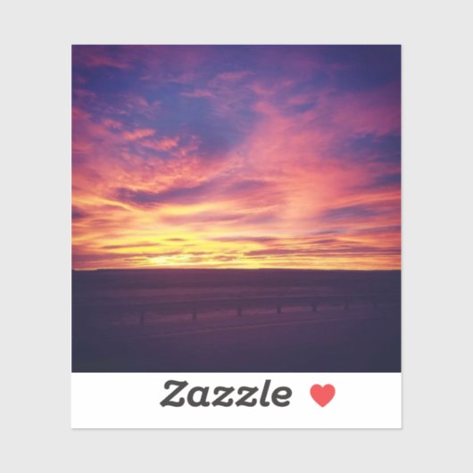 Avondgloed Vinyl Sticker (Vel)