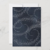 Avondhemelse snoer van lichten Tuinfeest uitnodigi Kaart (Achterkant)