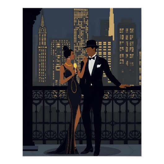 Avondje uit perfect poster (Voorkant)