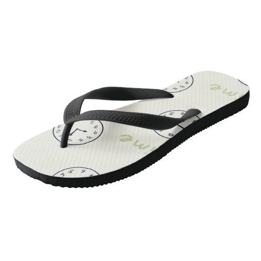 Avondklok teenslippers (Schuin)