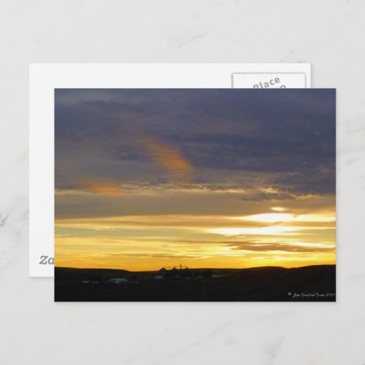 Avondlicht Briefkaart (Voorkant / Achterkant)