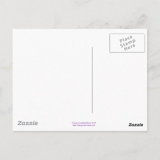 Avondlicht Briefkaart (Achterkant)