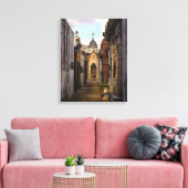 Avondlicht op de begraafplaats Recoleta Canvas Afdruk (Insitu (Woonkamer))