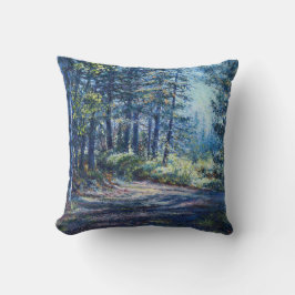 "Avondlicht op het spoor" Kussen