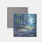 "Avondlicht op het spoor" Magnet (Voorkant / Achterkant)