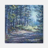 "Avondlicht op het spoor" Magnet (Voorkant)