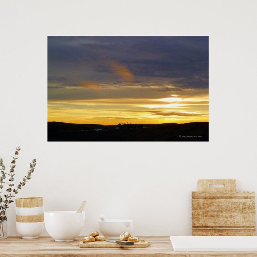 Avondlicht Poster (Keuken)