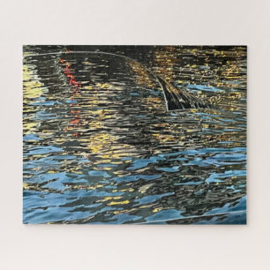 Avondlichten op zee legpuzzel