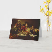 Avondmaal in Emmaus met Vrienden Kaart (Gele Bloem)