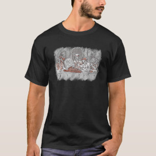 Avondmaal Krab Kook Kreeft Grappig Jezus Christus T-shirt