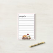 Avondmaalsbrood en Wijn Oorlogsruimte Gebed Post-it® Notes (Op bureau)