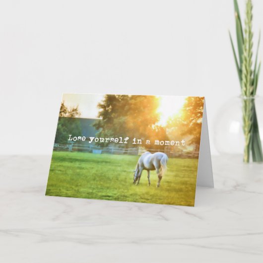 AVONDMIST WENSKAART BEDANKKAART (Voorkant)