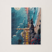 Avondmoskee in de buurt van Zee Legpuzzel (Verticaal)