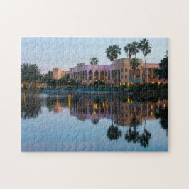 Avondresortreflecties Legpuzzel