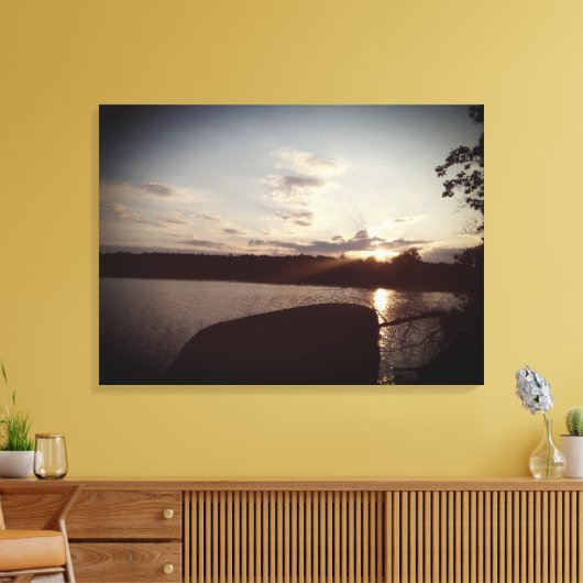 Avondrust Canvas Afdruk (Insitu (Woonkamer))