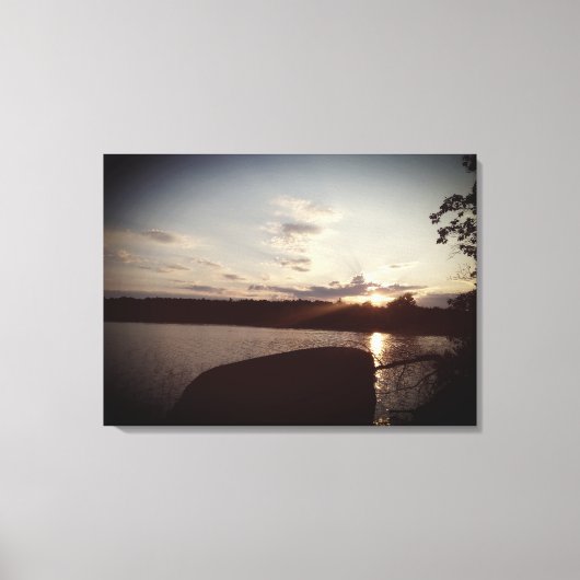 Avondrust Canvas Afdruk (Voorkant)