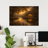 Avondrust | Kunst aan het meerhuis | Poster (Thuiskantoor)
