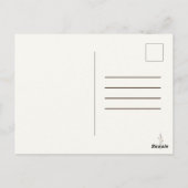 Avondschemering Briefkaart (Achterkant)