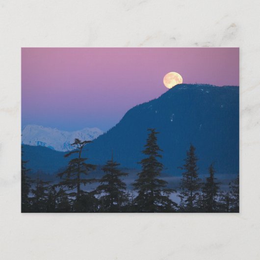 Avondschemering in Alaska Briefkaart (Voorkant)
