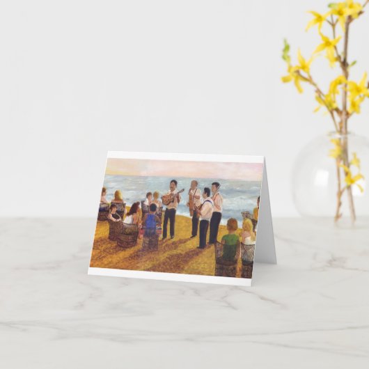 avondserenade kaart (Gele Bloem)