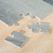 Avondsneeuw bij Edo-rivier Hasui Kawase Circa 1925 Legpuzzel (Zijkant)