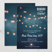 Avondsten uitnodiging van de Birthday Party (Voorkant / Achterkant)