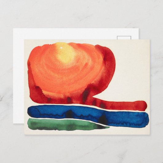 Avondster 2 Georgia O'Keeffe | Briefkaart (Voorkant / Achterkant)
