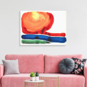 Avondster 2 Georgia O'Keeffe | Canvas Afdruk (Insitu (Woonkamer))