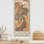Avondster door Alphonse Mucha Poster (Keuken)