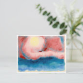 avondster Georgia O'Keeffe | Briefkaart (Staand voorkant)