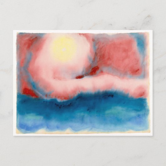 avondster Georgia O'Keeffe | Briefkaart (Voorkant)