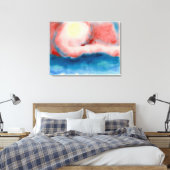 avondster Georgia O'Keeffe | Canvas Afdruk (Insitu (Slaapkamer))