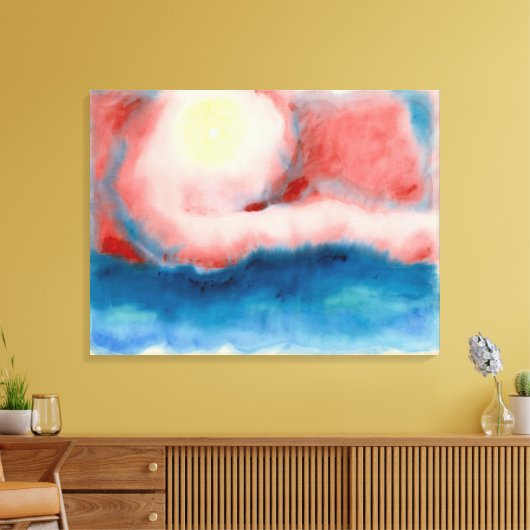 avondster Georgia O'Keeffe | Canvas Afdruk (Insitu (Woonkamer))