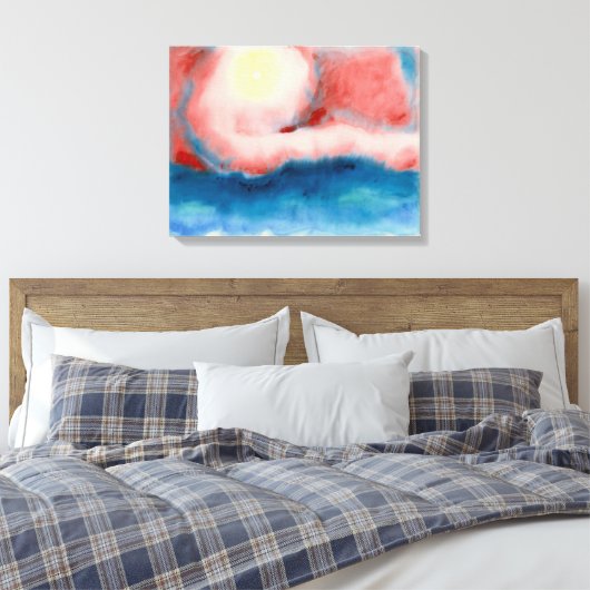 avondster Georgia O'Keeffe | Canvas Afdruk (Insitu (Slaapkamer))