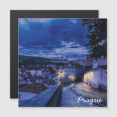 Avondstraat in Praag (Voorkant / Achterkant)