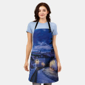 Avondstraat in Praag Schort (Gedragen)