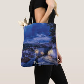 Avondstraat in Praag Tote Bag (Dichtbij)