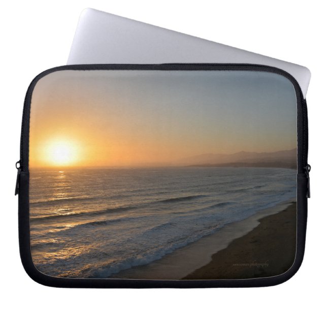 avondstrand laptop sleeve (Voorkant)