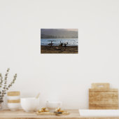 Avondsurfers, Hanalei Bay, Kauai Poster (Keuken)